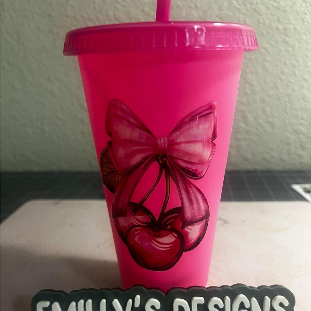 Cherry Pink Party Cup